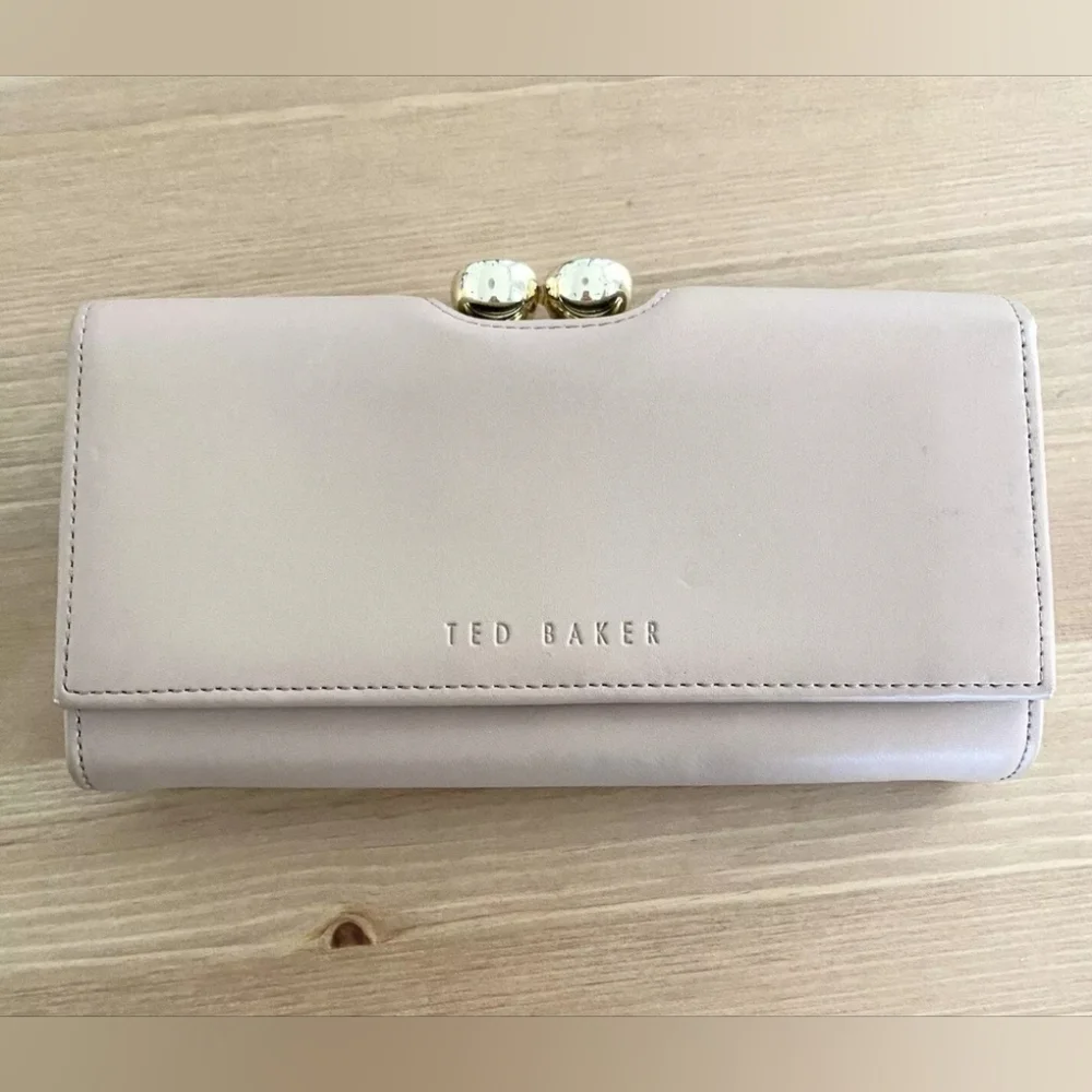 Ted Baker Pink Matinee Wallet with Bobble Kisslock